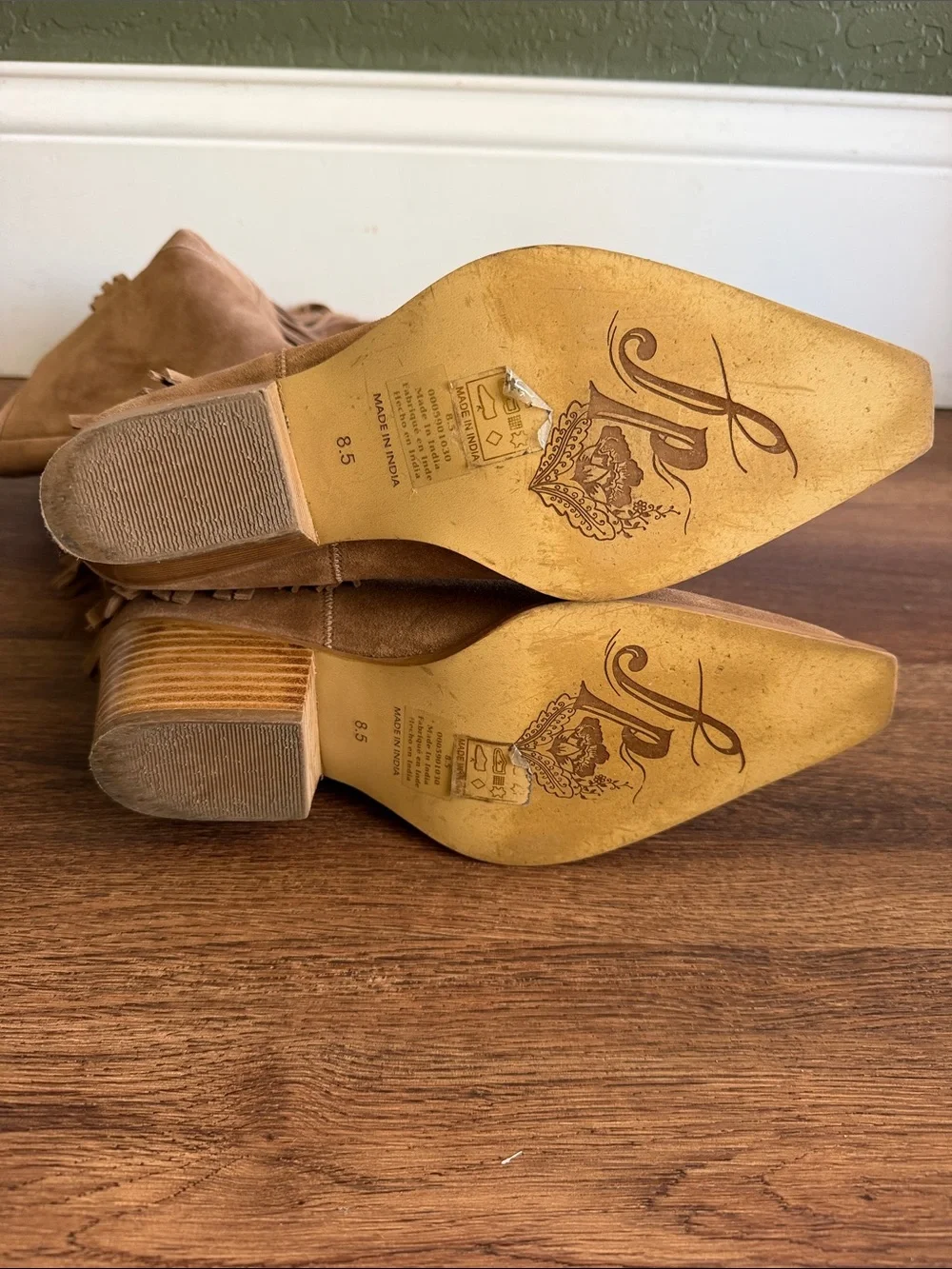 Free People Faith Fringe Western Boots